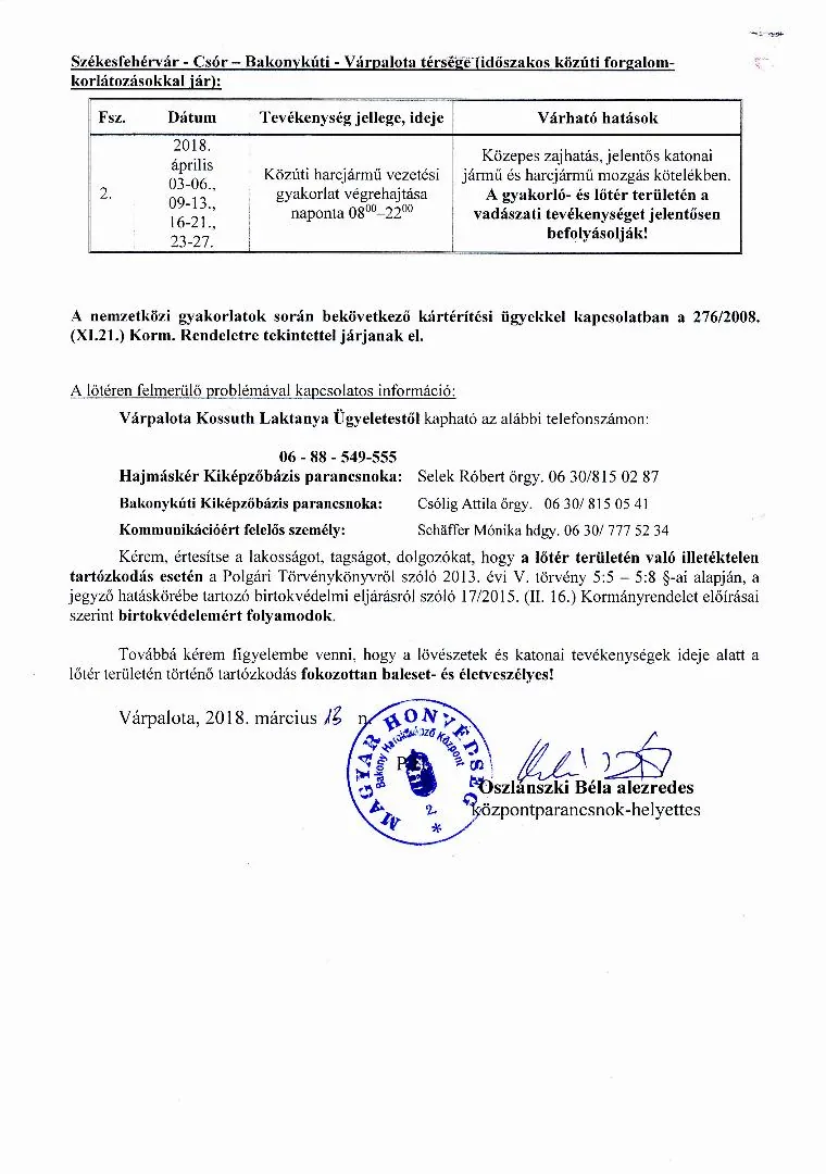 Értesítők
